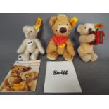 Steiff - three Steiff Bears to include #028892, #001086 and #014475,