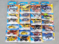 Hot Wheels - A collection of 23 carded modern Hot Wheels.