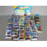 Hot Wheels - Matchbox. Collection of over 50 unopened diecast vehicles mostly Hot Wheels.