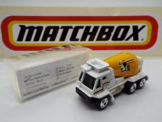 Matchbox - A 'Pre-Production' model of a Matchbox Cement Mixer.