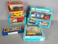 Matchbox - Collection of 7 boxed Matchbox models in various scales including Super Kings K-34 DAF