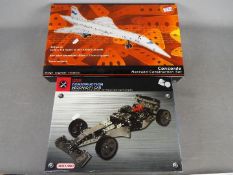 Meccano - 2 Boxed Meccano Construction sets including Concorde and Formula 1 car.