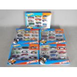 Hot Wheels - 5 unopened 10 packs of Hot Wheels cars including #54886 BMW 2002, #54886 Ford Mustang,