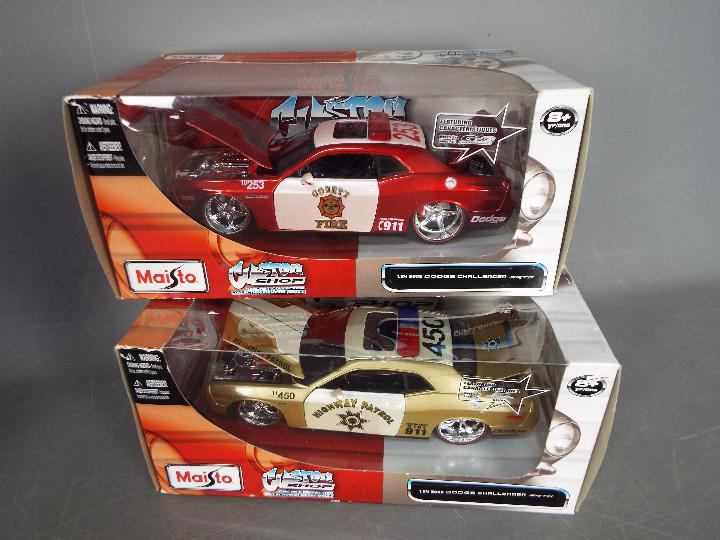 Maisto - Jada - Four boxed 1:24 diecast model cars. - Image 2 of 3