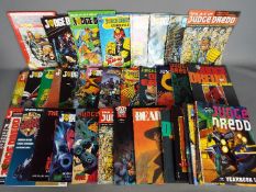 Judge Dredd , 2000AD - A varied collection of over 20 graphic novels, annuals,