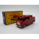 Matchbox - A boxed Matchbox #9 Merryweather Marquis Fire Engine.