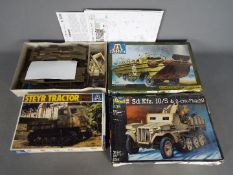 Italeri - Revell - a Steyr Tractor model kit, 1.