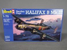 Revell - a Halifax B Mk III model kit, 1.