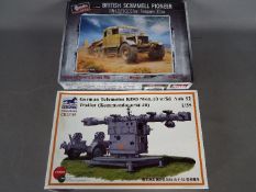 Thunder Models, Bronco Models - Two boxed 1/35 scale military plastic model kits.