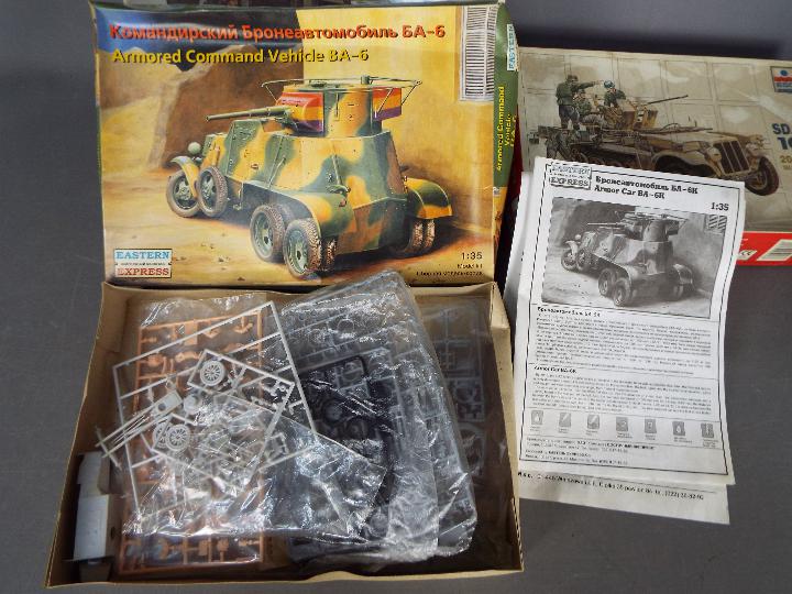 Tamiya, Esci, Eastern Express, Other - A boxed group of plastic model kits in various scales. - Image 4 of 4