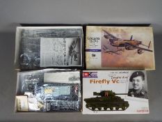 Dragon, Hasegawa - two model kits comprising a Dragon Firefly VC '39 - '45 series "Douglas Kay" No.