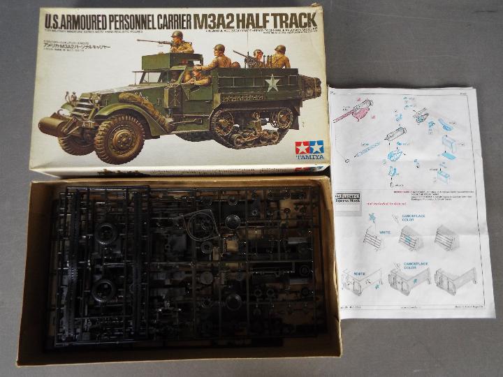 Italeri, Tamiya - Three boxed plastic military vehicle model kits in 1:35 scale. - Image 3 of 3