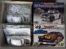 Revell - Two boxed plastic model car kits in 1:25 scale by Revell.