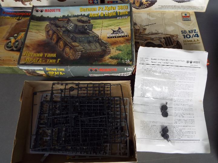 Tamiya, Esci, Eastern Express, Other - A boxed group of plastic model kits in various scales. - Image 2 of 4