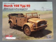 ICM - A boxed ICM 1:35 scale #35505 Horch 108 Type 40 WW2 German Personnel Car.