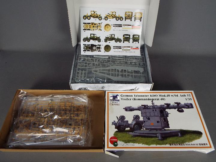 Thunder Models, Bronco Models - Two boxed 1/35 scale military plastic model kits. - Image 2 of 2