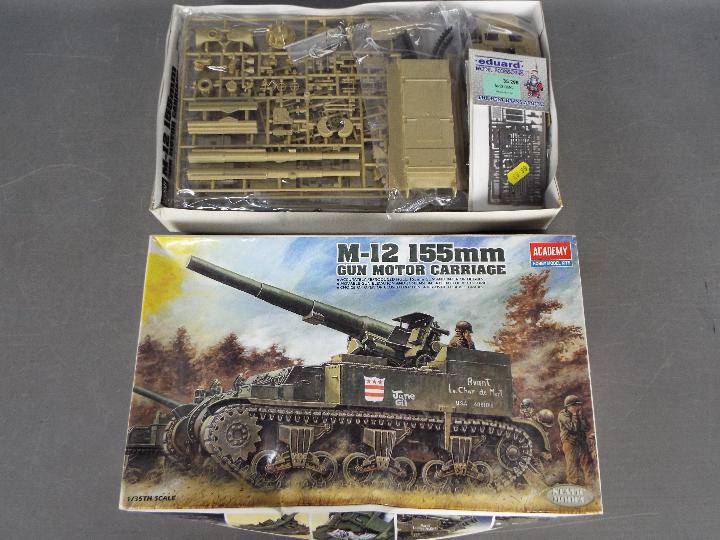 Academy - Tamiya - a M-12 155mm gun motor carriage, 1. - Image 5 of 5