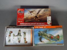 Two boxed military plastic model kits :Airfix - Fokker E.