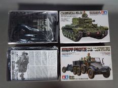 Tamiya,- Two boxed 1:35 scale plastic military model kits. Lot includes Cromwell Mk.