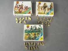 Airfix - three Airfix HO/OO scale soldiers to include #01709-3,