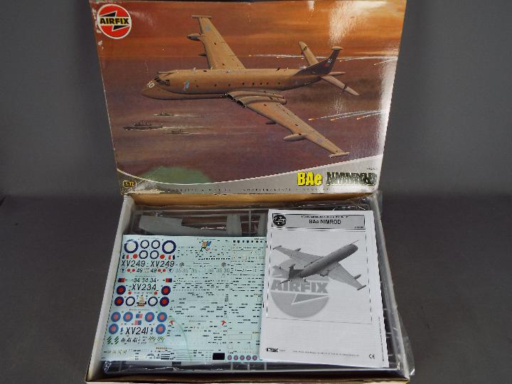 Airfix - A boxed Airfix A12050 1:72 scale BAe Nimrod plastic model kit.