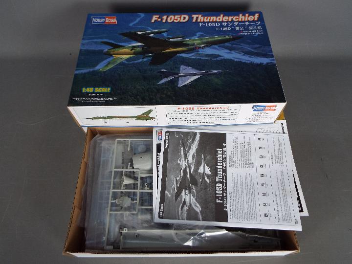 Hobby Boss - Two boxed 1:48 scale military aircraft plastic model kits by Hobby Boss. - Image 2 of 3