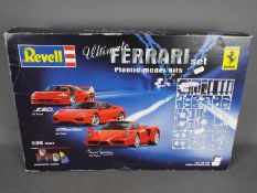 Revell - a Revelle Ferrari plastic model set with accessories included, 1.