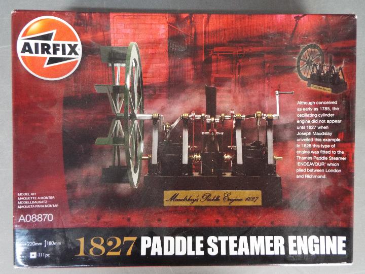 Airfix - a 1827 Paddle Steamer Engine model kit A08870, - Image 2 of 2