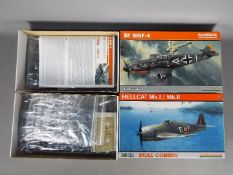 Eduard - Two boxed 1:48 scale plastic military aircraft model kits.