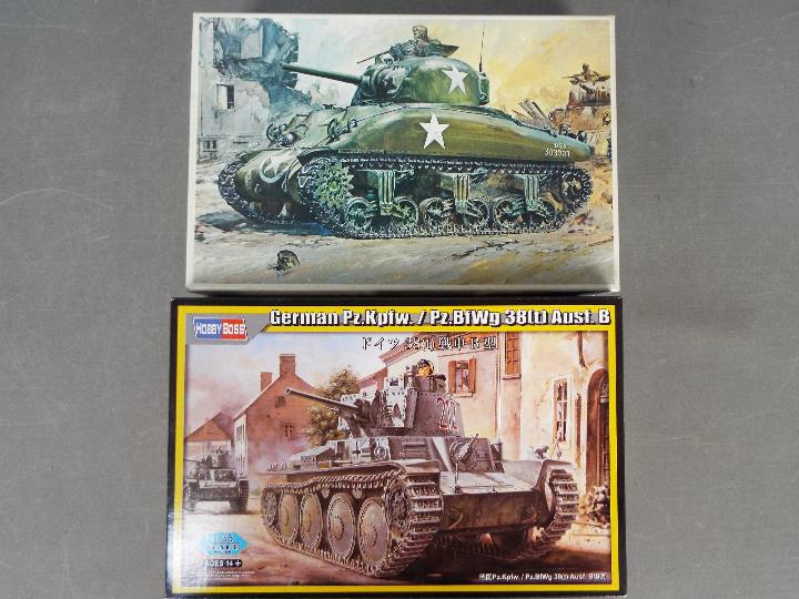 Tamiya, Nichimo - Two boxed 1:35 scale plastic model tank kits. - Image 2 of 2
