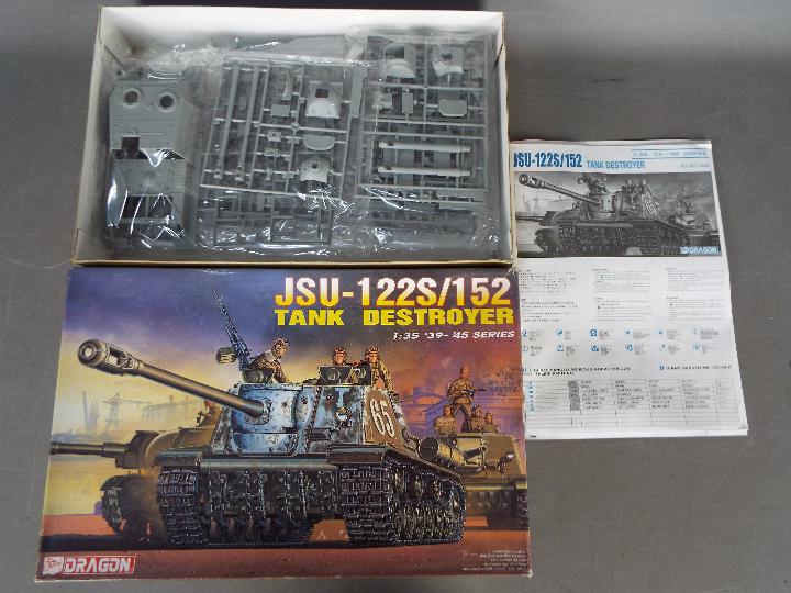 CMK, Dragon, Tristar - Three boxed plastic military vehicle model kits in 1:35 scale. - Image 3 of 4