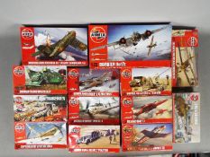 Airfix - A collection of 13 boxed Airfix model kits in various scales.