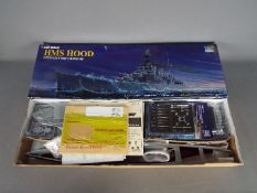 Trumpeter - A boxed 1;350 scale plastic model kit of HMS Hood by Trumpeter.