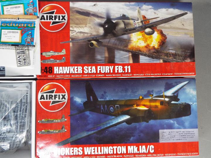 Airfix - Two boxed Airfix plastic military aircraft model kits. - Image 2 of 3