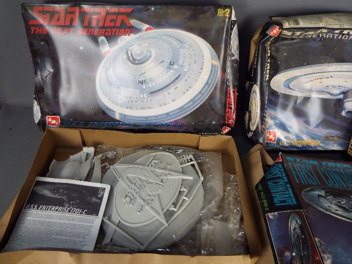 AMT, Star Trek - A fleet of six boxed Star Trek plastic model kits by AMT. - Image 3 of 5