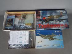 Eduard - Two boxed plastic military aircraft model kits by Eduard.