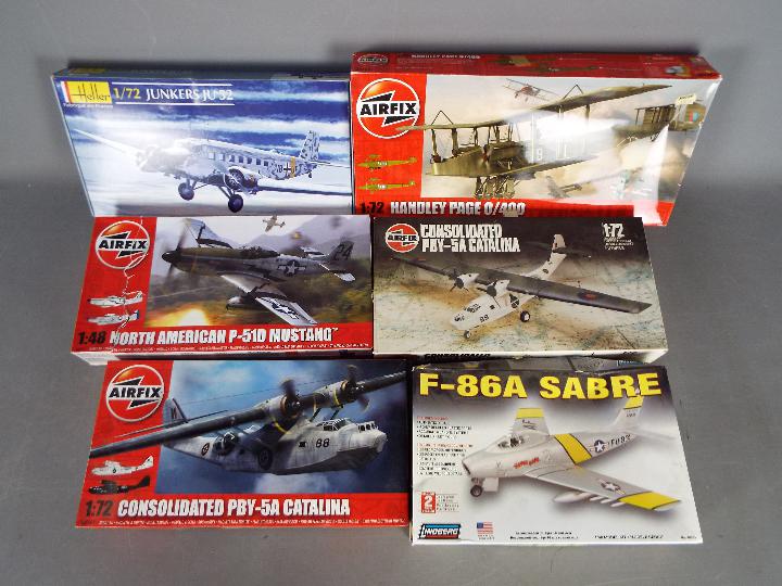 Airfix, Heller, Lindberg - A boxed grouping of plastic model kits in various scales. - Image 2 of 4