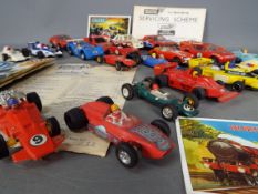 Scalextric - A collection of 20 unboxed Scalextric cars including # C-28 Alpine Renault A 310,