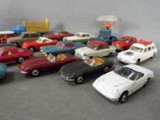 Corgi - A collection of 20 unboxed 1:43 scale Corgi models including # 333 BMC Mini Cooper S,