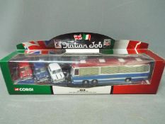 Corgi - Boxed The Italian Job Mini's and Bedford coach set. #36502.