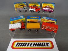 Matchbox - Six Matchbox Superfast diecast vehicles.