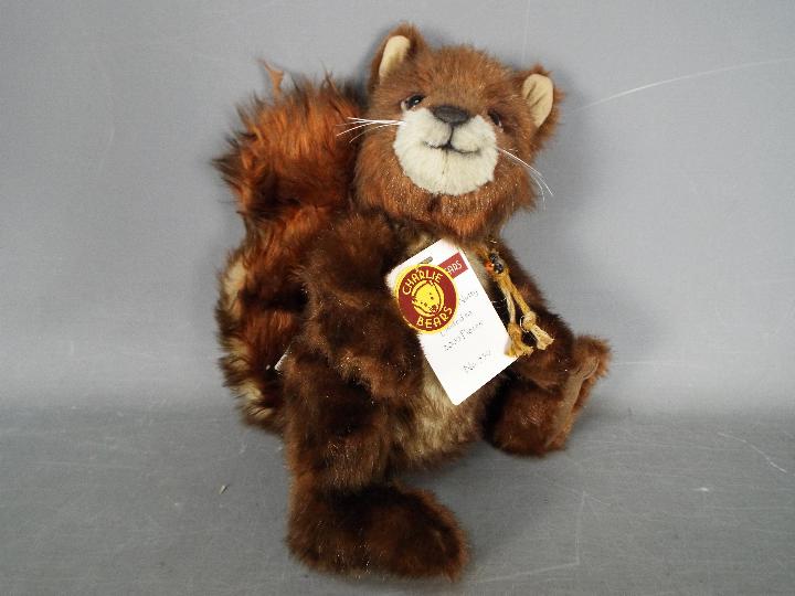 Charlie Bears - A Charlie Bears Limited Edition soft toy Squirrel 'Colonel McNutty' CB631482