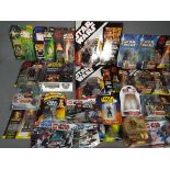 Hasbro - Lego - Star Wars - A collection of 28 carded figures and 6 unopened bagged Lego figures