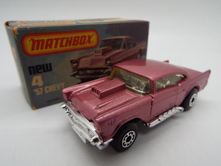 Matchbox - A lot of 5 boxed vehicles including # 4 '57 Chevy, # 14 Leyland Petrol Tanker, - Image 6 of 6