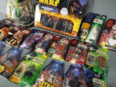 Hasbro - Sambro - Character Toys - A collection of boxed / carded Star Wars items including Saga