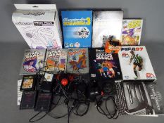 Parker - Renegade - Eidos - Lot of vintage computer games and accessories boxed and unboxed.