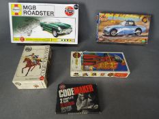 Airfix - A collection of 4 vintage Airfix kit models in various scales including Richard 1,