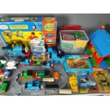 Ertl - Fisher Price - Golden Bear - A collection of loose Thomas The Tank vehicles and play