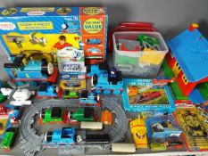 Ertl - Fisher Price - Golden Bear - A collection of loose Thomas The Tank vehicles and play