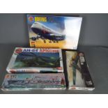 Airfix - Collection of 4 boxed Airfix model kits including # 08174 Boeing 747,